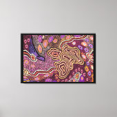 Aboriginal Dot Art Leinwanddruck (Vorderseite)