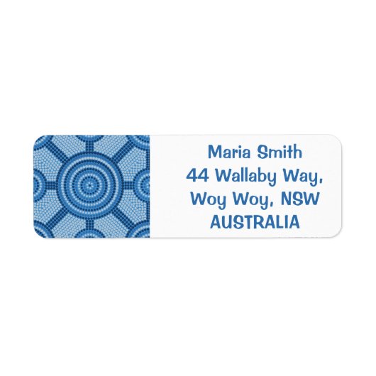 Aboriginal dot painting (Vorne)