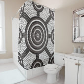 Aboriginal dot painting duschvorhang (Beispiel)