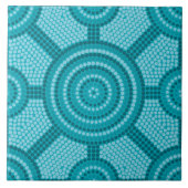 Aboriginal dot painting fliese (Vorderseite)