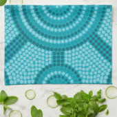 Aboriginal dot painting handtuch (Gefaltet)