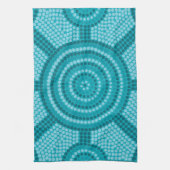 Aboriginal dot painting handtuch (Vertikal)