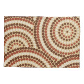 Aboriginal dot painting kissenbezug (Rückseite-Links)