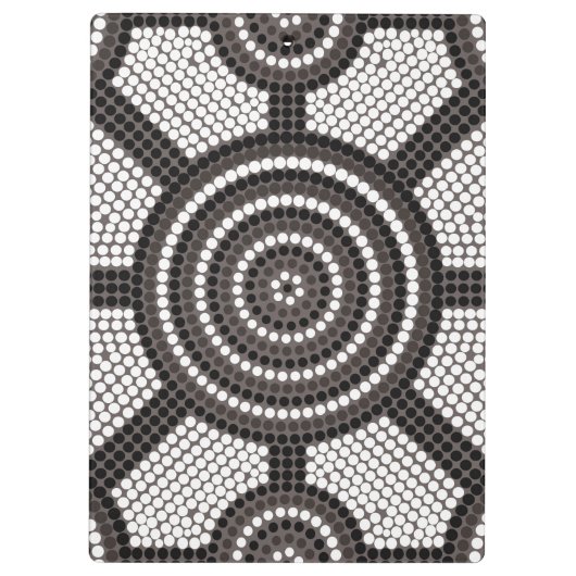 Aboriginal dot painting klemmbrett (Rückseite)