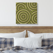 Aboriginal dot painting leinwanddruck (Insitu (Schlafzimmer))