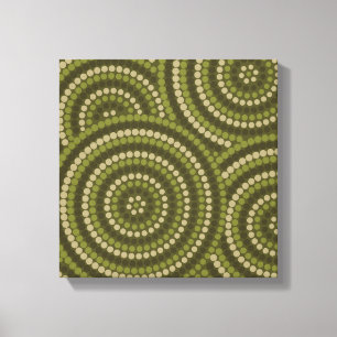 Aboriginal dot painting leinwanddruck