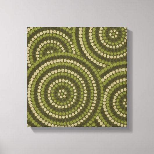 Aboriginal dot painting leinwanddruck (Vorderseite)