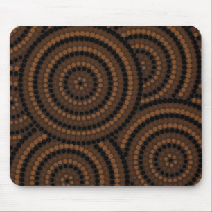 Aboriginal dot painting mousepad