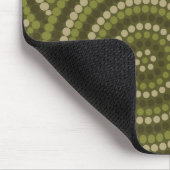 Aboriginal dot painting mousepad (Ecke)
