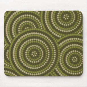 Aboriginal dot painting mousepad