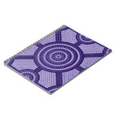 Aboriginal dot painting notizblock (Linke Seite)