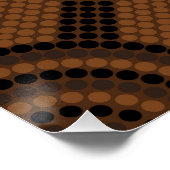 Aboriginal dot painting poster (Ecke)