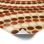 Aboriginal dot painting poster (Ecke)