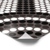 Aboriginal dot painting poster (Ecke)