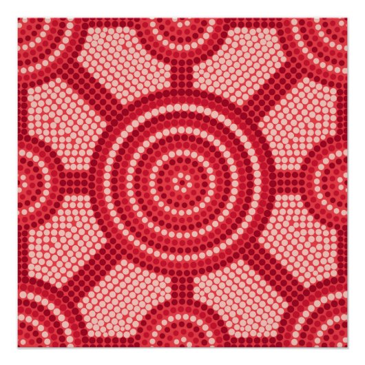 Aboriginal dot painting poster (Vorderseite)