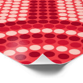 Aboriginal dot painting poster (Ecke)