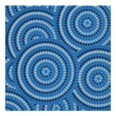 Aboriginal dot painting poster (Vorderseite)