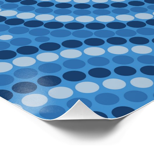 Aboriginal dot painting poster (Ecke)