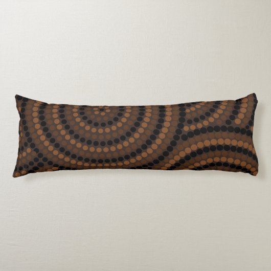 Aboriginal dot painting seitenschläferkissen (Vorderseite)