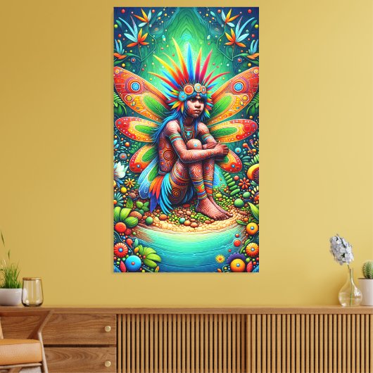 Aboriginal Fairy Leinwanddruck (Insitu (Wohnzimmer))