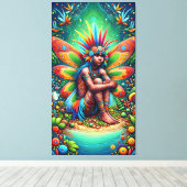 Aboriginal Fairy Leinwanddruck (Insitu (Holzboden))