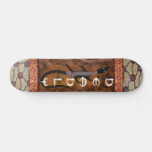 Aboriginal Goanna Deadly Skateboard (Horizontal)