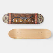 Aboriginal Goanna Deadly Skateboard (Horizontal)