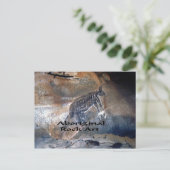 Aboriginal Rock Art Postkarte (Stehend Vorderseite)