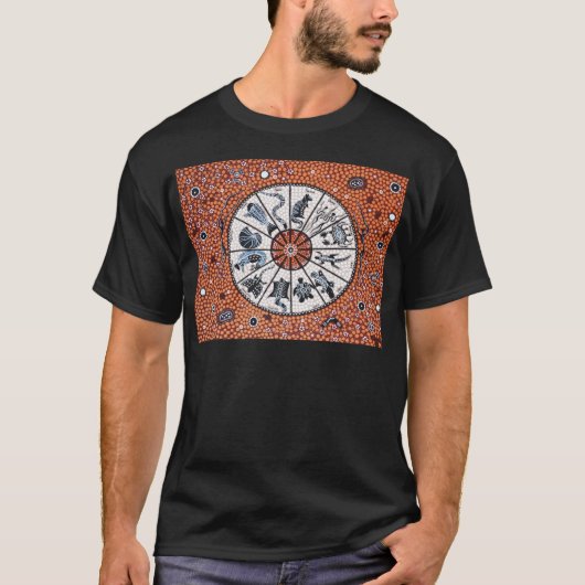 Aboriginal Star Chart Earth T-Shirt (Vorderseite)
