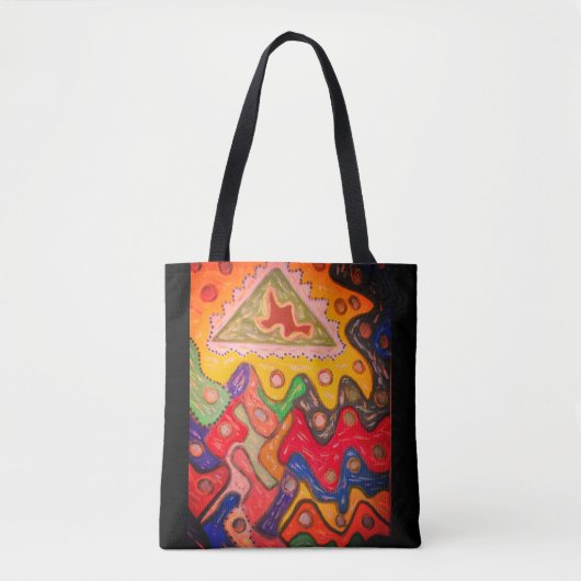 ABORIGINALAFRIKANISCHE KUNSTIMPRESSIONISTISCHE DES TASCHE (Vorderseite)