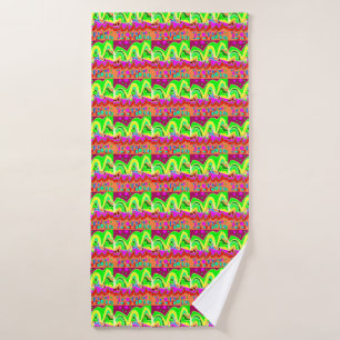 ABORIGINALTYP ART ABSTRAKT BADEHANDTUCH