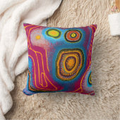 Aborigine-Abstrakt Art Vol. 01 Kissen (Decke)