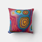 Aborigine-Abstrakt Art Vol. 01 Kissen (Vorderseite)
