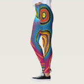 Aborigine-Abstrakt Art Vol. 01 Leggings (Links)