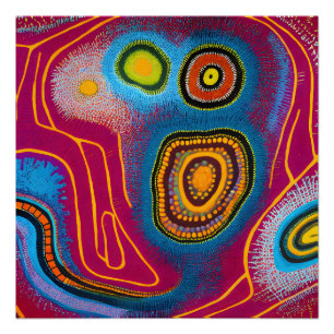 Aborigine-Abstrakt Art Vol. 01 Poster