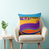 Aborigine-Abstrakt Art Vol. 02 Kissen (Stuhl )