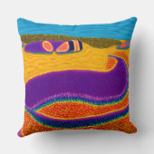 Aborigine-Abstrakt Art Vol. 02 Kissen (Rückseite)