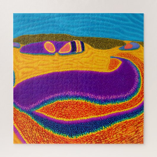 Aborigine-Abstrakt Art Vol. 02 Puzzle (Vertikal)