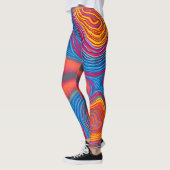 Aborigine-Abstrakt Art Vol. 03 Leggings (Links)