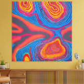 Aborigine-Abstrakt Art Vol. 03 Leinwanddruck (Insitu (Wohnzimmer))