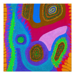 Aborigine-Abstrakt Art Vol. 05 Poster