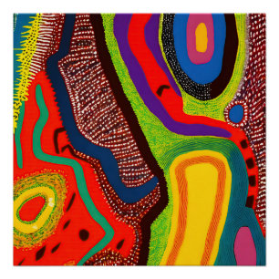 Aborigine-Abstrakt Art Vol. 06 Poster