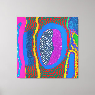 Aborigine-Abstrakt Art Vol. 07 Leinwanddruck