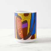 Aborigine Abstrakt Art Vol. 09 Kaffeetasse (Mittel)