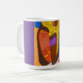 Aborigine Abstrakt Art Vol. 09 Kaffeetasse (Vorderseite Links)