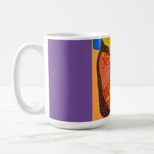 Aborigine Abstrakt Art Vol. 09 Kaffeetasse (Links)