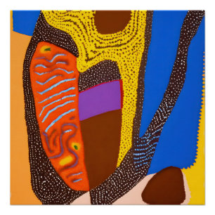 Aborigine Abstrakt Art Vol. 09 Poster