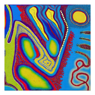Aborigine-Abstrakt Art Vol. 10 Poster