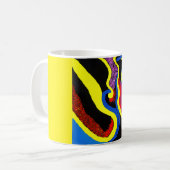 Aborigine-Abstrakt Art Vol. 11 Kaffeetasse (Vorderseite Links)