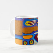 Aborigine-Abstrakt Art Vol. 4 Kaffeetasse (Vorderseite Links)